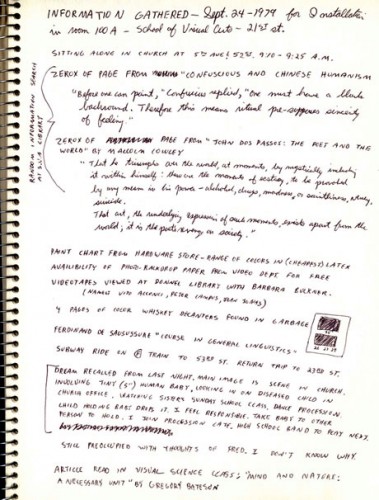 Dream, SVA, 1979 