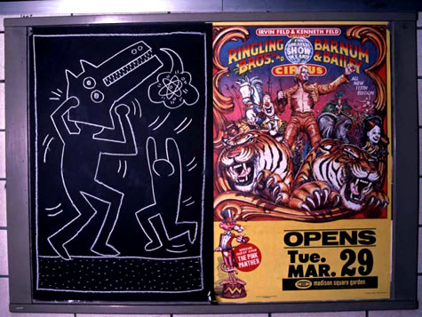 Keith Haring, Subway, 1982
