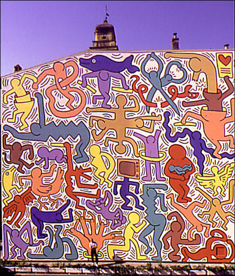 Pisa Mural | Keith Haring