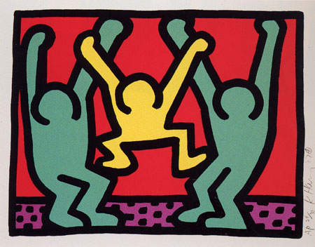 Bank gloeilamp formule Pop Shop 1 | Keith Haring